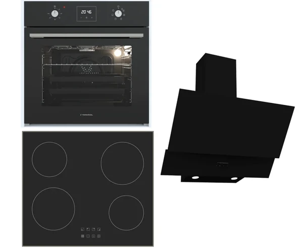 Termikel Ankastre Set (BO O64D5C B + BH B64E1 B + CH C6532C BB)