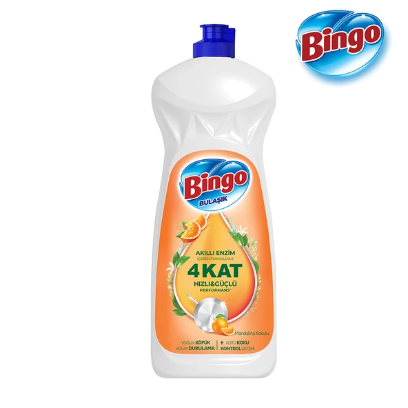 Bingo Sıvı Elde Bulaşık Deterjanı Mandalina 1500ml X 4 Adet - 2