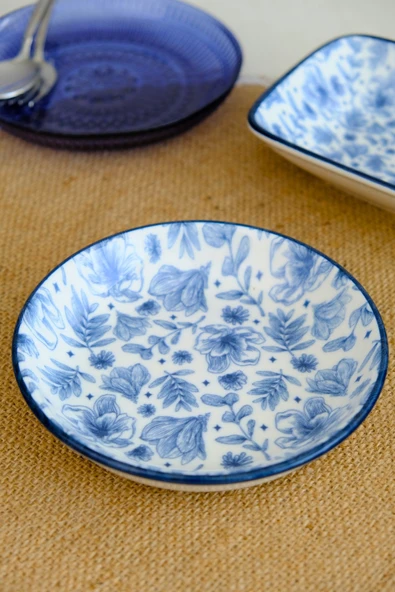 TABAK EVİ Blue Heaven Tabak 240cc Tekli 15x15x2cm
