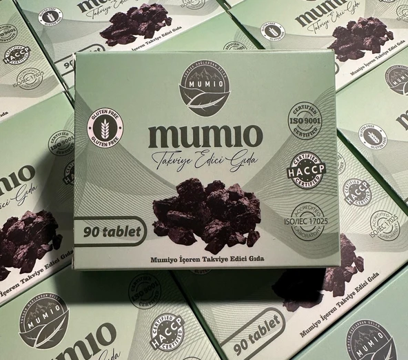 Mumiyo Shilajit Takviye Edici Gıda 1 Kutu 3x30 Tablet (Toplam 90 Tablet)