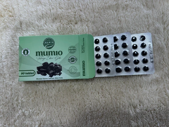Mumiyo Shilajit Takviye Edici Gıda 1 Kutu 3x30 Tablet (Toplam 90 Tablet) - 5