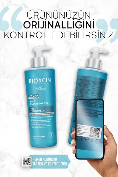 Bioxcin Hydra Kuru Ve Hassas Ciltler İçin Yüz Temizleme Jeli 500 ml - 6