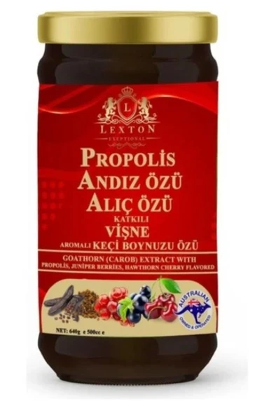 Lexton Propolis Harnup Özü 640 gr Andız Vişne