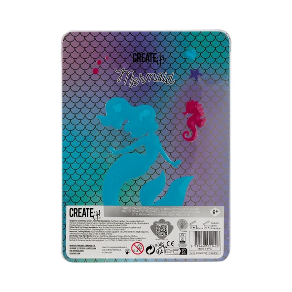 Create It Metal Kutulu Makyaj Seti - Mermaid - Resim 4