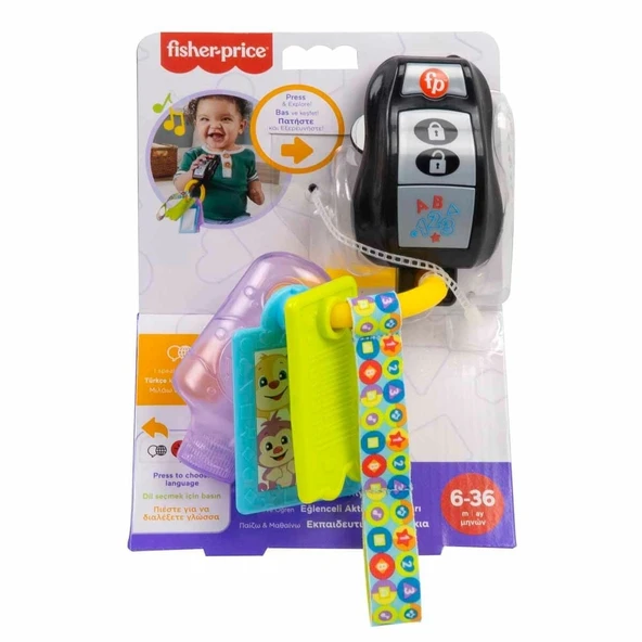 Fisher Price Sesli Eğlen ve Öğren Eğlenceli Aktivite Anahtarı HWY40 - 7