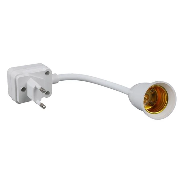 Ledx DY-105 Prizi E27 Duya Dünüştürücü Açma Kapama Anahtarlı Oynar Başlıklı Duy