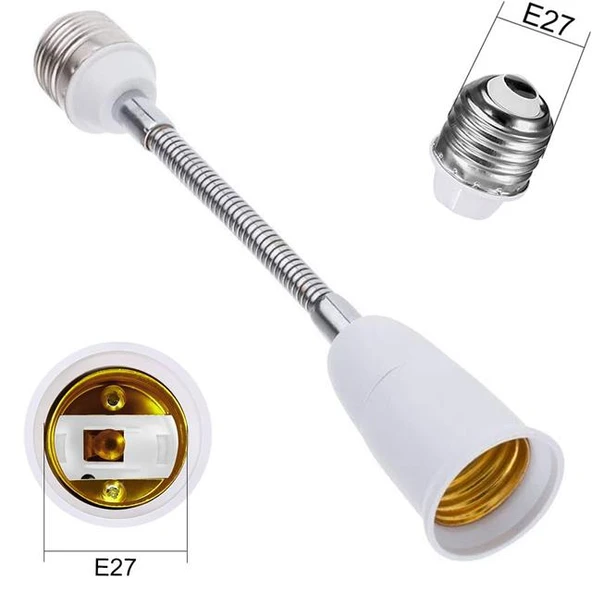 Ledx DY-104 Esnek Metal Bükülebilir Uzatma E27 Duy - 4