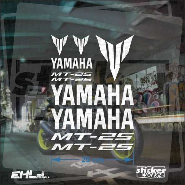 Yamaha MT 25 Sticker Seti - 2