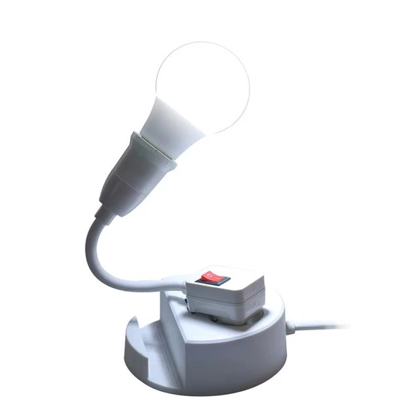 Ledx DY-105 Prizi E27 Duya Dünüştürücü Açma Kapama Anahtarlı Oynar Başlıklı Duy - 4