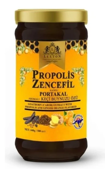 Lexton Propolis Harnup Özü 640gr Zencefil Portakal