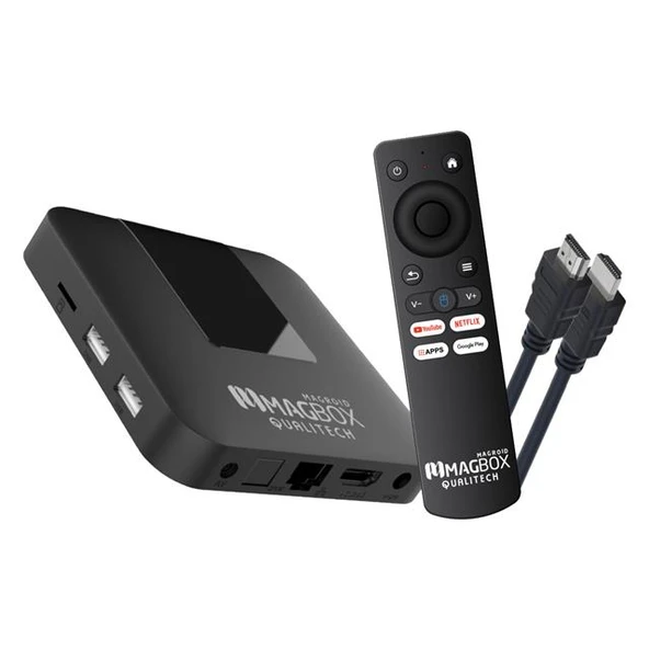Magbox Magroid Qualitech 32GB HDD - 2GB Ram 2.4G H313 CPU Android TV Box
