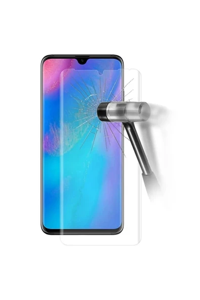 Glazef Huawei P20 Lite Ekran Koruyucu Cam Tam Uyumlu Temperli Cam Kırılmaz Cam