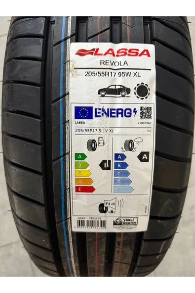 LASSA / 205/55R17 (REVOLA XL) 2025 YAZ LASTİĞİ