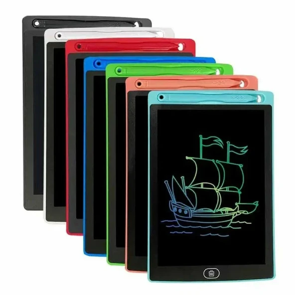 8.5'' LCD Dijital Yazı Tahtası Kalemli Writing Table Baıbıan Siyah Yeşil Black Green - 2