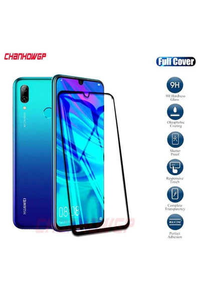 Glazef Huawei P Smart 2021 Ekran Koruyucu Cam Tam Uyumlu Temperli Cam Kırılmaz Cam