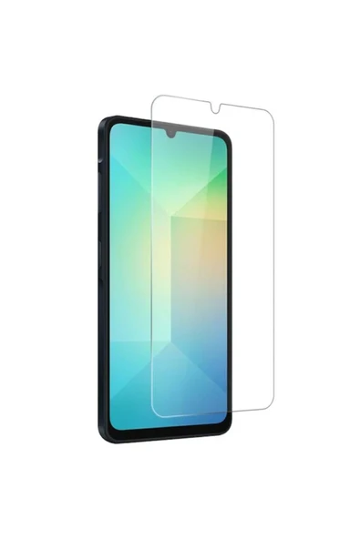 Glazef Samsung Galaxy A06 Tam Uyumlu 9h Temperli Cam Ekran Koruyucu Kırılmaz Cam