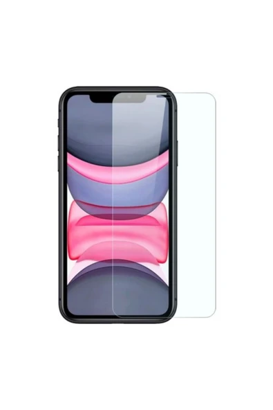 Glazef İphone XR Uyumlu Tam Kapatan Temperli Cam Ekran Koruyucu Kırılmaz Cam - 1