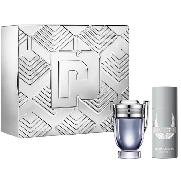 Paco Robanne Invıctus Bay Parfüm Edt 100 Ml+150 Ml Deodorant Set Resmi Distribütör