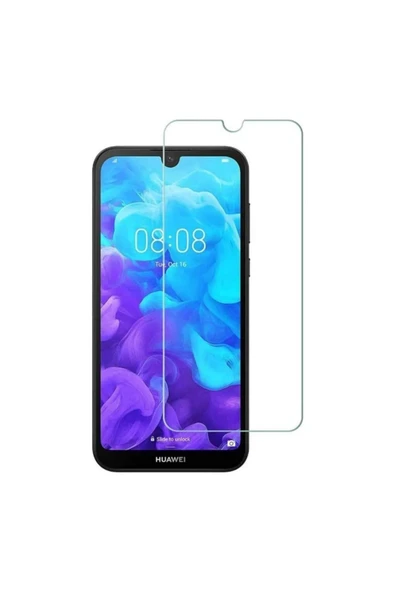 Glazef HUAWEİ Y5 2019 Ekran Koruyucu Cam Tam Uyumlu 9h Temperli Cam Kırılmaz Cam