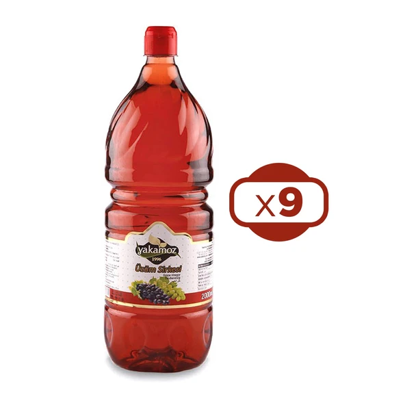 Yakamoz Üzüm Sirkesi 2 lt x 9 Adet