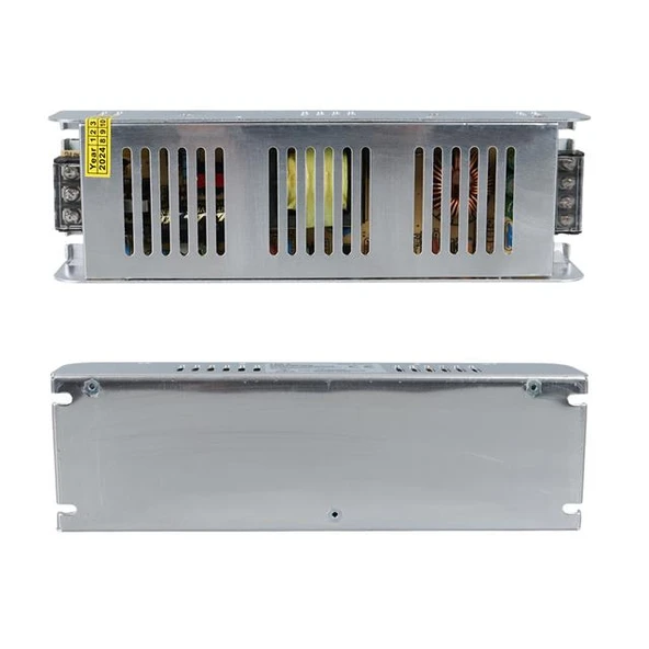 Ledx ALN-M1220S 12 Volt 20 Amper 240 Watt Slim Metal Kasa Adaptör 225X65x38mm - 1