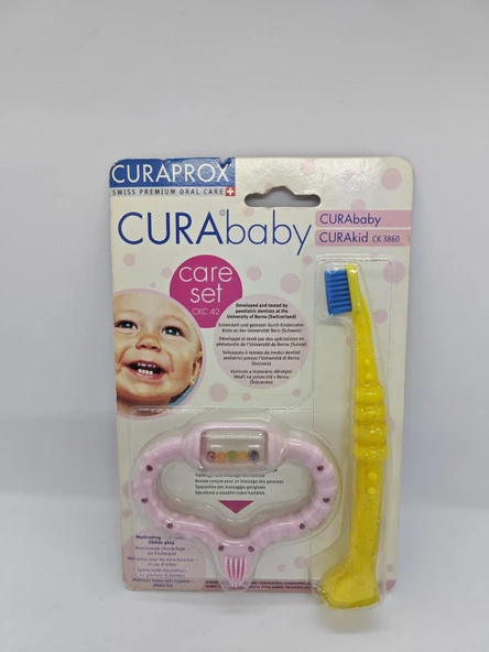 TechTic Curaprox Curababy Bebek Diş Fırçası ve Diş Kaşıma Seti - 3