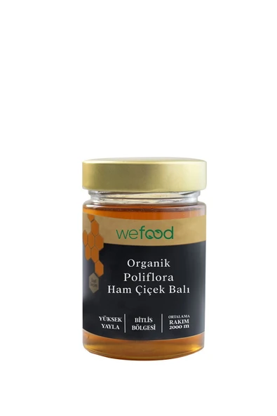 Wefood Organik Polifloralı Süzme Çiçek Balı 460 g