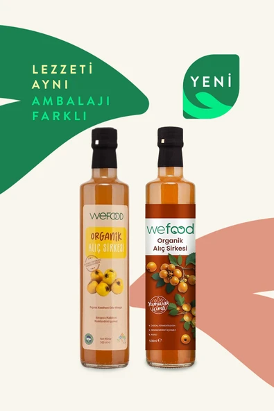 Wefood Organik Alıç Sirkesi 500 ml 4'lü - 2
