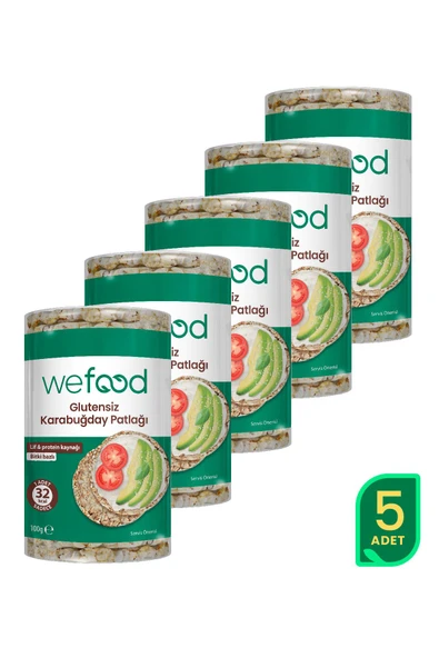 Wefood Karabuğday Patlağı 100 Gr 5'li