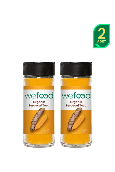 Wefood Organik Zerdeçal Tozu 55 gr 2'li