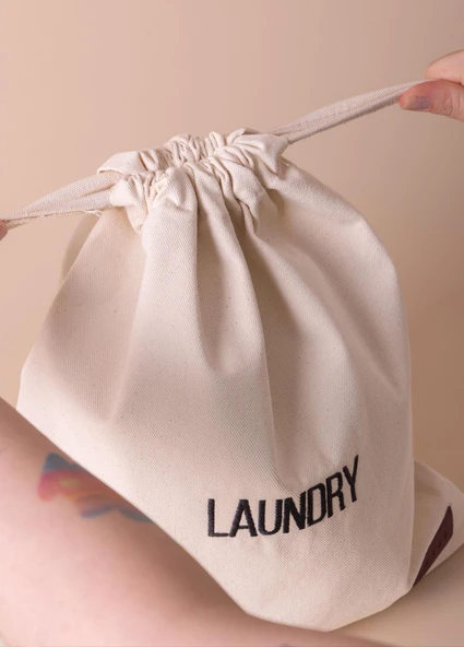KYND Laundry Büzgülü Çanta 32x40 cm - 2