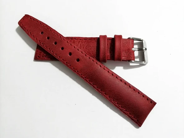 Fado Her Saate Uygun 18 MM Hakiki  Dana Derisi   ( 267)   kırmızı ürün görseli