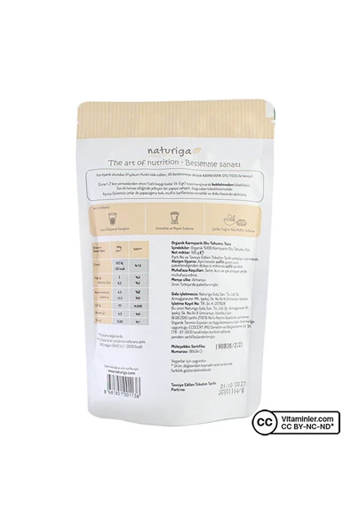 Naturiga Organik Karnıyarık Otu Tozu 100 gr - 2