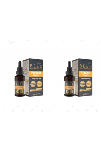 BEE'O 2 Adet 20 ml Propolis Damla