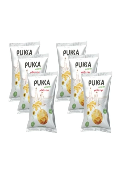 Pukka Glutensiz Vegan Gurme Patates Cips 6ADET (6X70gr)