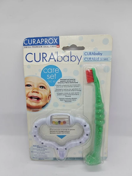 TechTic Curaprox Curababy Bebek Diş Fırçası ve Diş Kaşıma Seti - 4