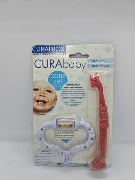 TechTic Curaprox Curababy Bebek Diş Fırçası ve Diş Kaşıma Seti - 5
