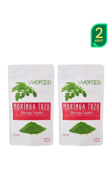 Wefood Moringa Tozu 100 gr 2'li - 1