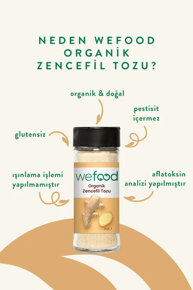 Wefood Organik Zencefil Tozu 45 gr 2'li - 3