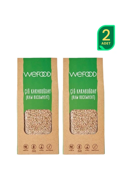 Wefood Glutensiz Çiğ Karabuğday Tanesi 400 gr 2'li