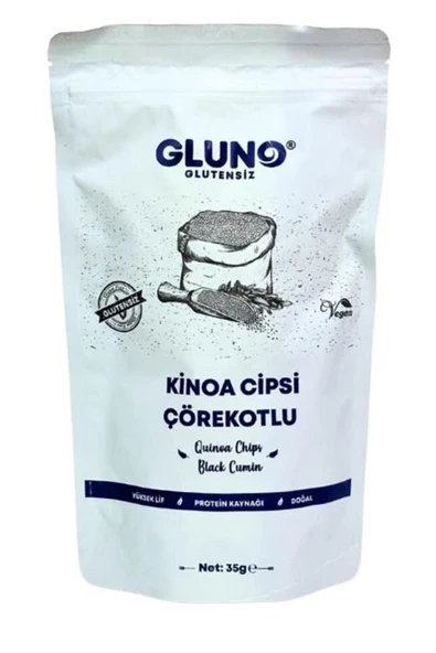 Gluno Glutensiz Kinoa Cipsi Çörekotlu 35gr