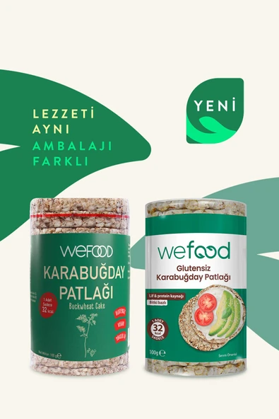 Wefood Karabuğday Patlağı 100 Gr 5'li - 2
