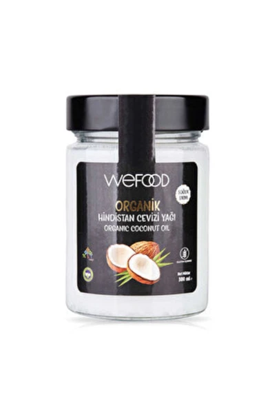 Wefood Organik Hindistan Cevizi Yağı 300 ml ( 1 ADET )