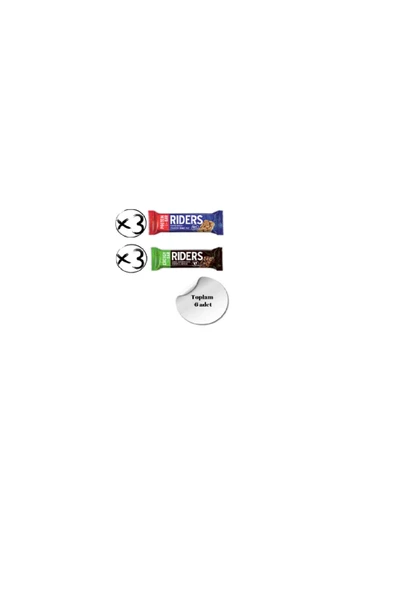 GRANIO Riders protein - enerji bar (6 adet )