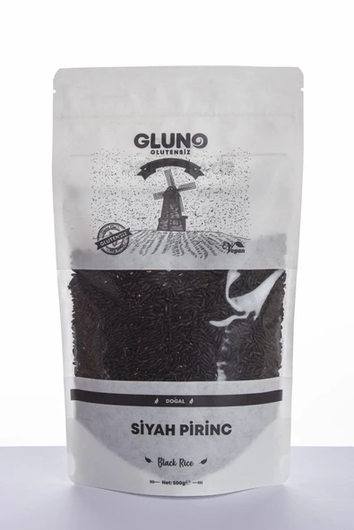 Gluno Glutensiz Siyah Pirinç 500g
