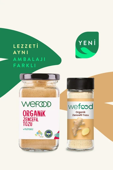 Wefood Organik Zencefil Tozu 45 gr 4'lü - Resim 2