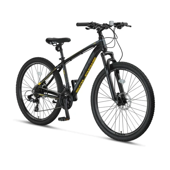 ÜMİT 2752 SOLARIS-M-HD ERKEK DAĞ BİSİKLETİ 460H 27.5 JANT 21 VİTES SİYAH SARI - 2