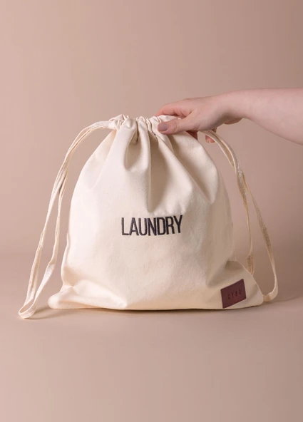 KYND Laundry Büzgülü Çanta 32x40 cm - 3