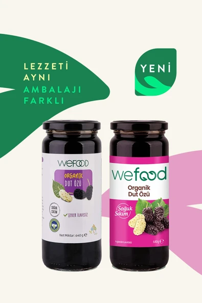 Wefood Organik Dut Özü 640 gr 2'li - 2