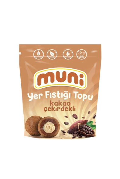 muni Kakao Çekirdekli Yer Fıstığı Topu, 80 G X 6 Adet - 2